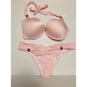 Victoria’s Secret blush Pink Bombshell Bikini Set